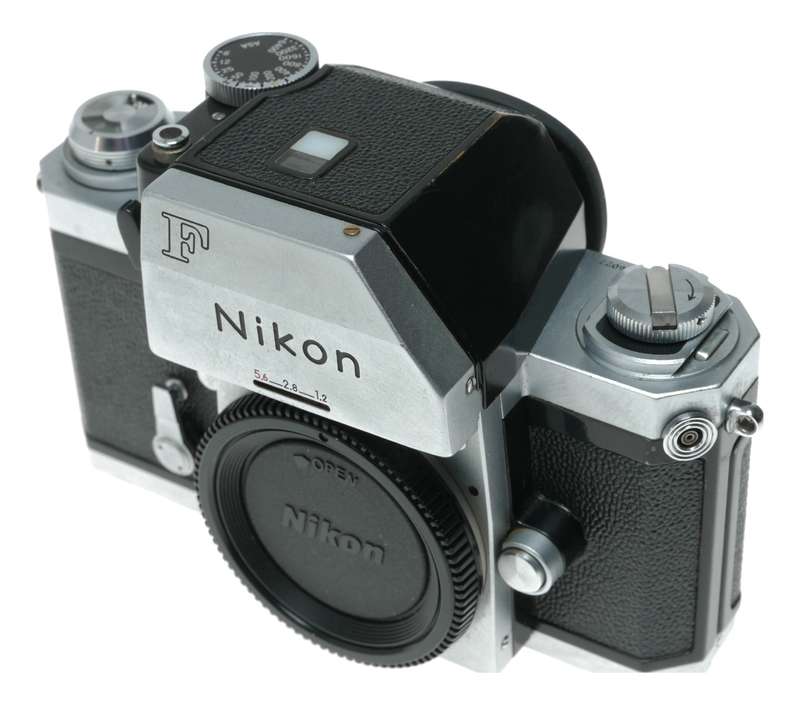Nikon F 35mm Film SLR Camera Chrome Body