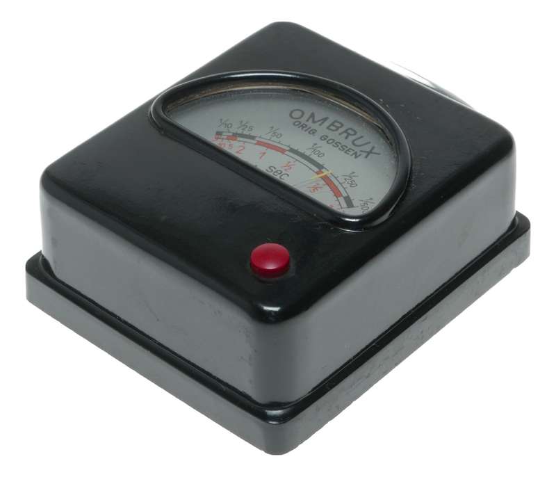 Gossen Ombrux Light Meter with Exposure Times and DIN Scale