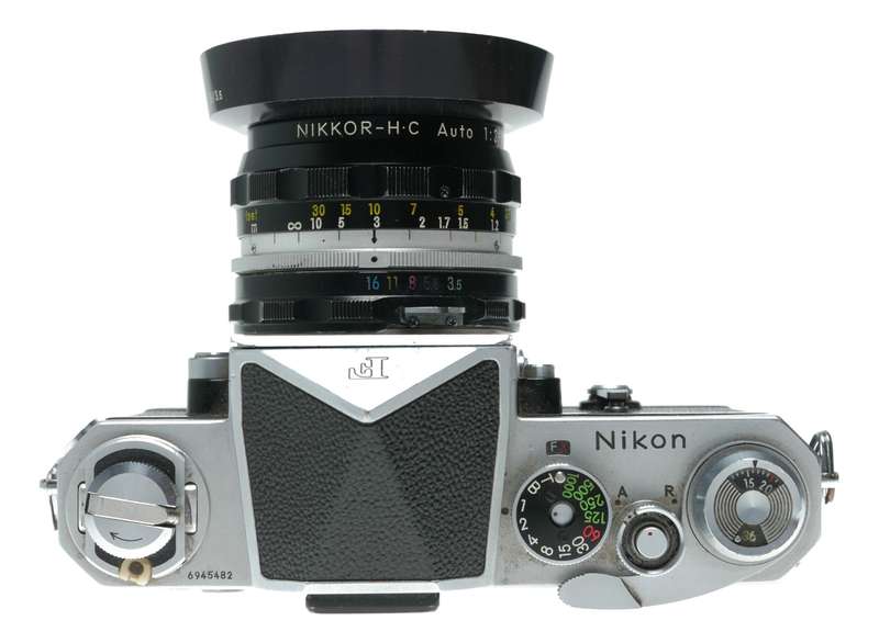 Nikon F SLR camera Nikkor - H.C Auto 28mm f/3.5 Lens HN - 2