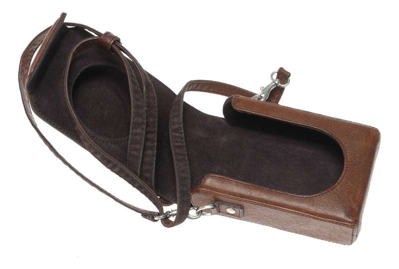 Leica Camera Leather Case with Strap in Brown