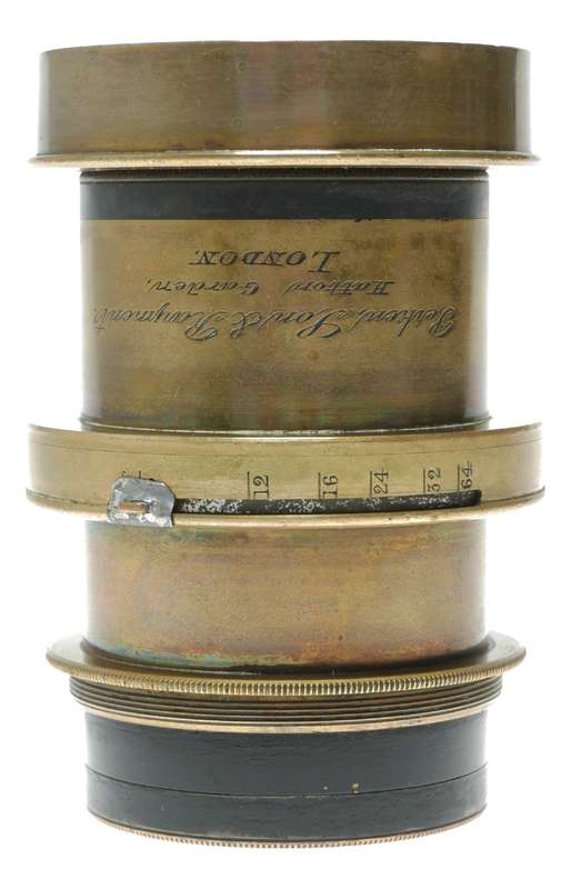 Perken, Son & Rayment London Brass Lens | Antique
