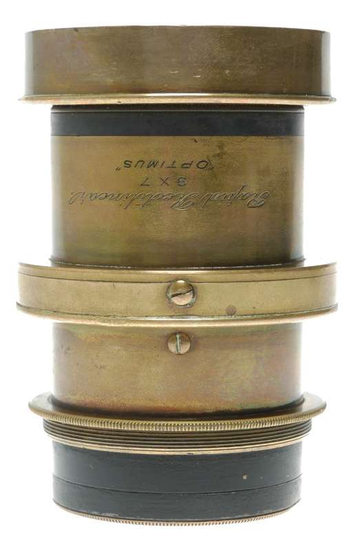Perken, Son & Rayment London Brass Lens | Antique
