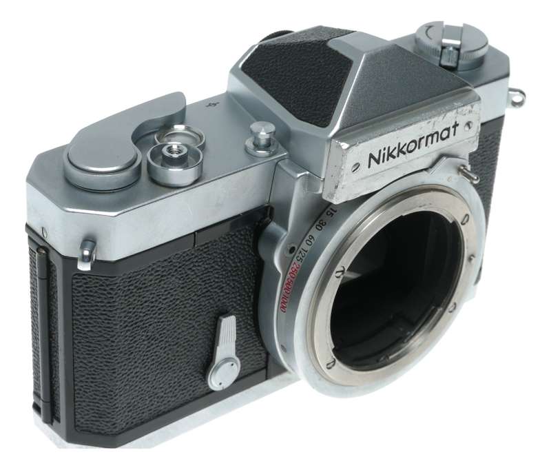 Nikkormat FT SLR Film Camera Chrome Body, Made in Japan