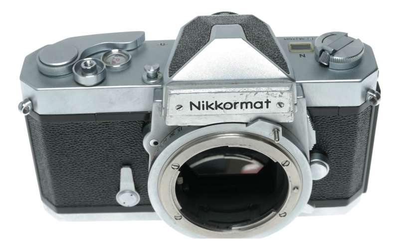 Nikkormat FT SLR Film Camera Chrome Body, Made in Japan