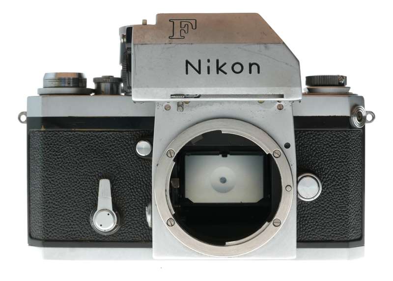 Nikon F 35mm Film SLR Chrome Camera Body Only