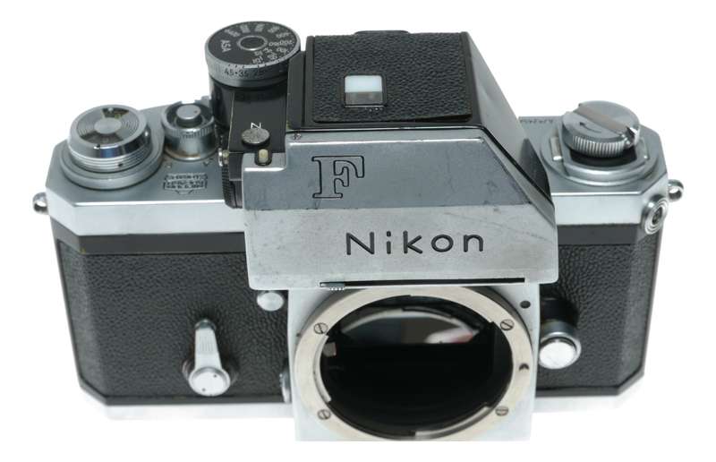 Nikon F 35mm Film SLR Chrome Camera Body Only