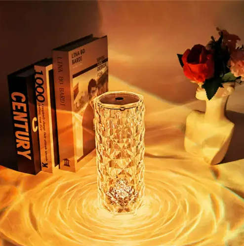 Crystal Desk Lamp RGB Touch Lamp