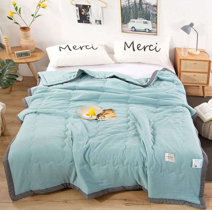 Cotton Thin Summer Cool Quilt - Green 180*220