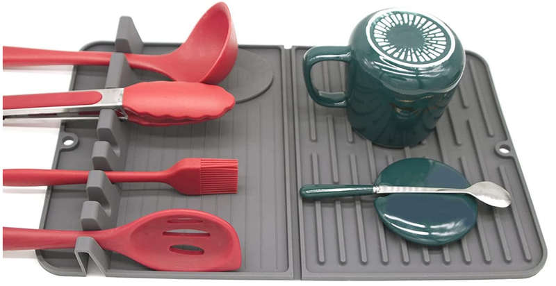 Drying Mat with Spoon Rest