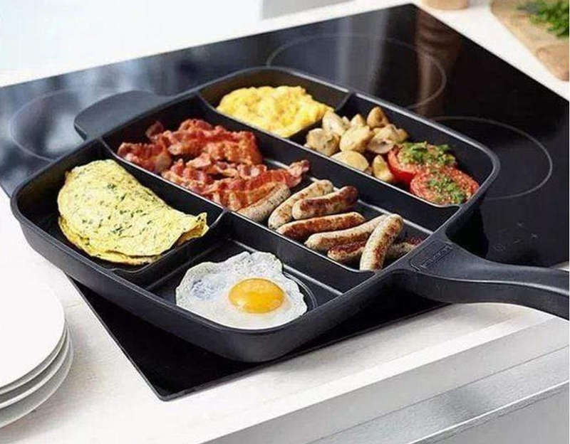 5 in 1 Magic Non-Stick Frying Pan 38CM