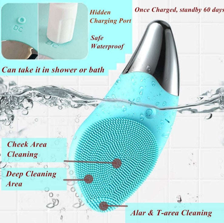 Silico facial Brush