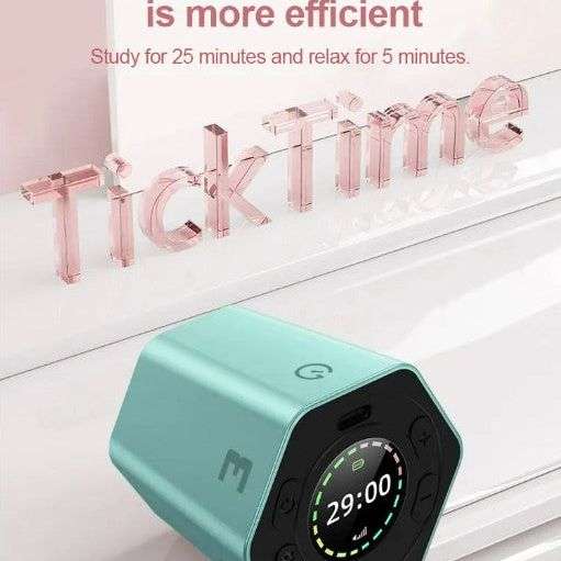 Hexa Digi Clock - Blue