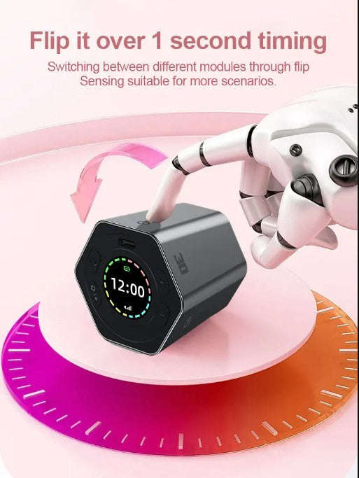 Hexa Digi Clock - Blue