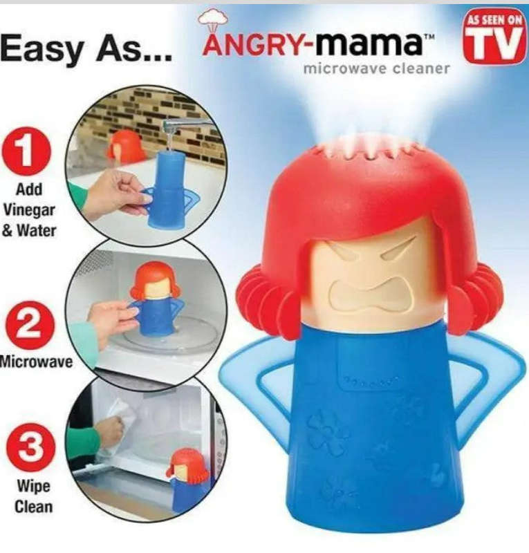 Angry Mama Microwave Cleaner