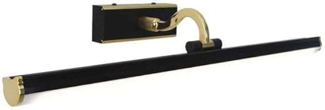 Bright Star Lighting WB412 LED Aluminium and PC Picture Wall Light, Black/Gold