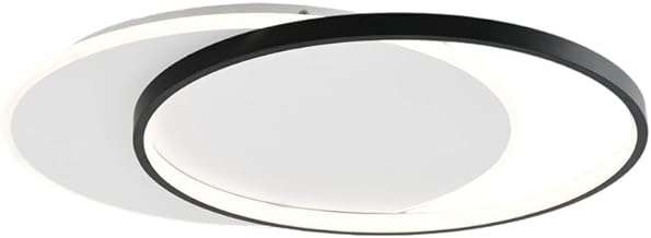 Bright Star Lighting CF274 BK/WH Metal and Acrylic Ceiling Fitting with 40W LED Light, Black/White