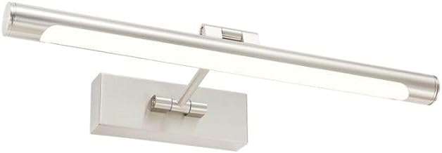 Bright Star Lighting Satin Chrome Bathroom Mirror Light with Cover, White