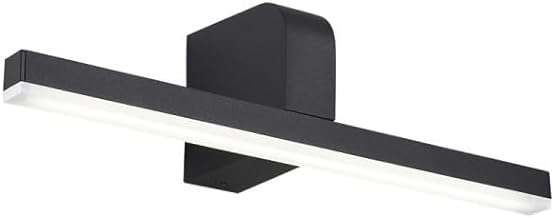 Bright Star Lighting 9W Stainless Steel Bathroom Mirror LED Light, Black