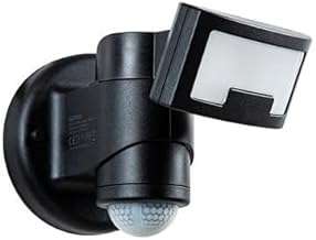 Eurolux Nightwatcher Robotic Security LED Light with Moving Head, Black