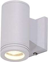 Bright Star Lighting Die Cast Aluminium Up and Down Facing Wall Bracket Outdoor Wall Light, Grey