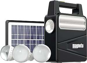 Magneto Solar Home Lighting System