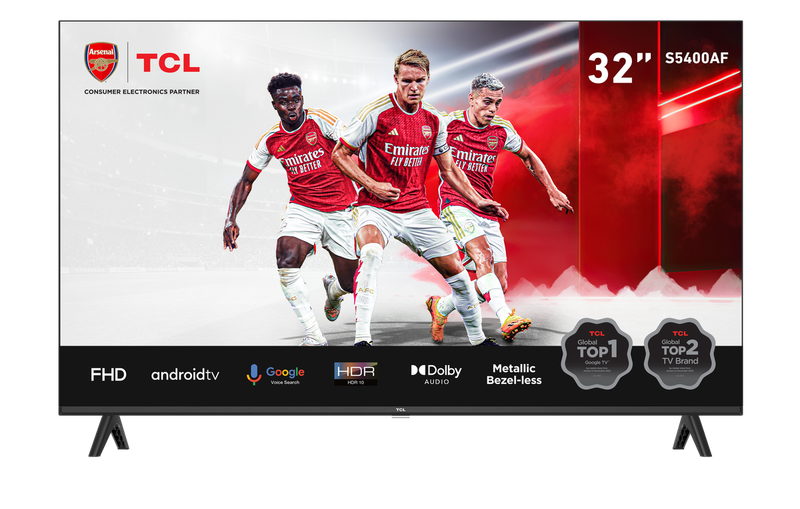 TCL TV, 32 Smart FHD Android TV - 32S5400AF