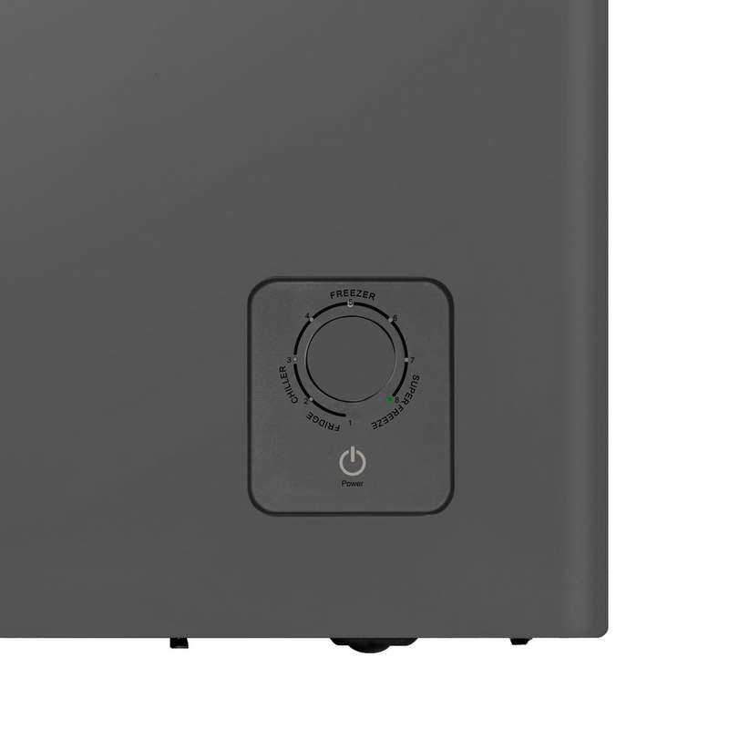 Hisense 198L Chest Freezer With Lock, Silver, A Class,With Sprung Hinge-2810- H245CFS