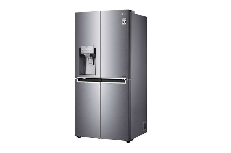 LG 570L Side by Side - Door in Door Fridge - Platinum Silver GC-J22FTLPL.APZQESA
