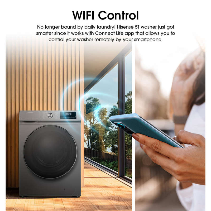 Hisense 10.5KG, Front loader wash and dry-WD3Q1043BT