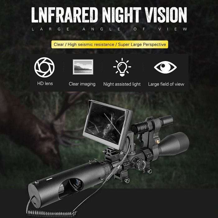 200m Night Vision Scope With Screen 1280x800