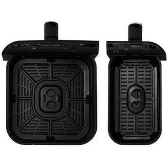 Air Fryer Dual Zone Digital Non-Stick Black 9.5L 2400W Duo