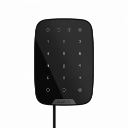 Ajax Keypad Fibra Black  Secure Wired Touch Keypad for Alarm Control