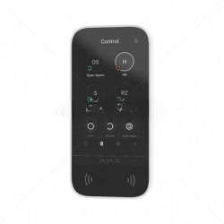 Ajax Keypad Touchscreen White - DESFire & BLE Authentication, 5-inch Screen