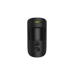 Ajax MotionCam Black  Indoor Motion Detector with Visual Alert and Pet Immunity