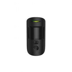 Ajax MotionCam PhOD Black  Smart Motion Detector with Live Photo Requests