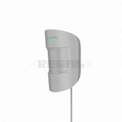 Ajax MotionProtect Plus Fibra White  Dual-Technology PIR Sensor for Enhanced Security