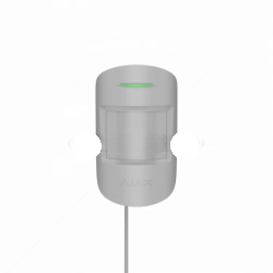 Ajax MotionProtect Plus Fibra White  Dual-Technology PIR Sensor for Enhanced Security