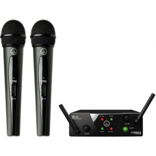 AKG Harman WMS40 Mini Dual Vocal Set Wireless Microphone