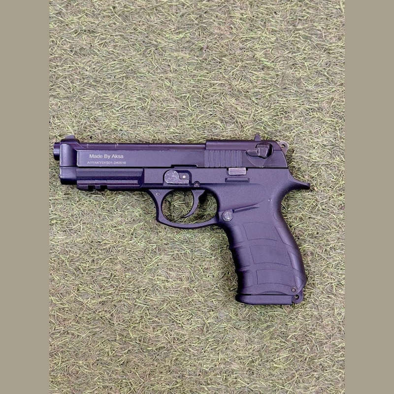 AKSA AK18-K11 Black Blank/Pepper Gun (Semi Auto|14+1|9mm PAK)