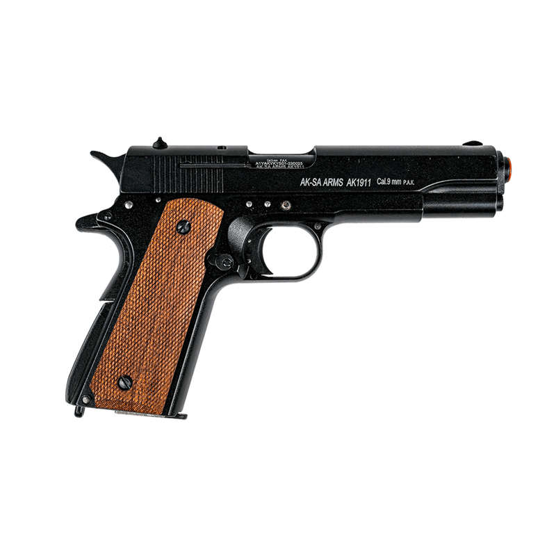 AKSA AK1911 Black|Brown Blank/Pepper Gun (Semi Auto|9+1|9mm PAK)