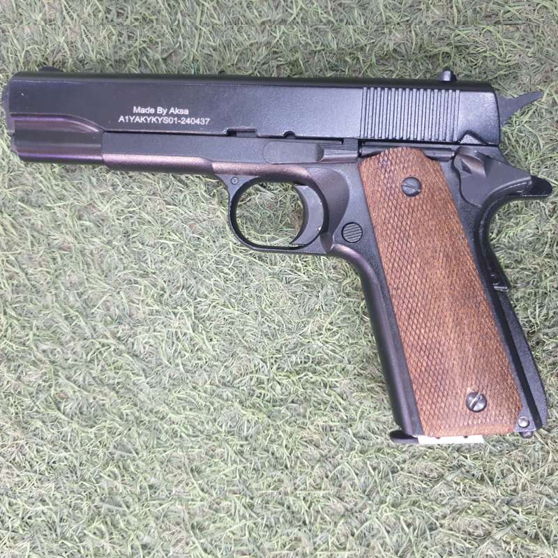 AKSA AK1911 Black|Brown Blank/Pepper Gun (Semi Auto|9+1|9mm PAK)