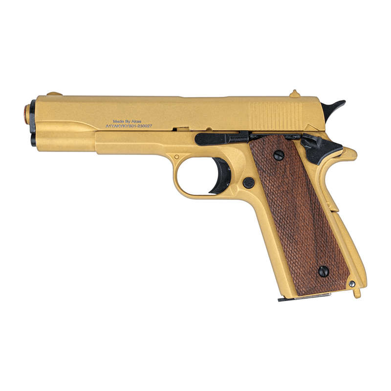 AKSA AK1911 Gold Blank/Pepper Gun (Semi Auto|9+1|9mm PAK)