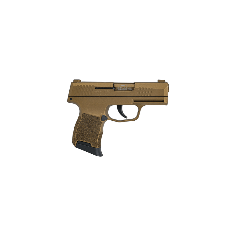 AKSA AK21 Tan Blank/Pepper Gun + FREE MAG (Semi Auto|10+1|9mm PAK)