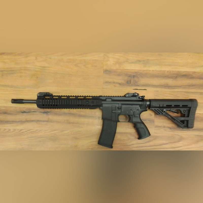 AKSA ARMS  AR 15 MX 01 Blank/Pepper Rifle (2 Mags + Hard Rifle Case) (Semi Auto|15+1|9mm Pak) - GSA