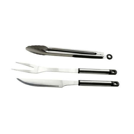 Alva 3-Piece Stainless Steel BBQ Tool Set - Essential Grilling Tools