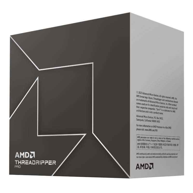 AMD RYZEN Threadripper Pro 7995WX 2.5Ghz 96-Core CPU