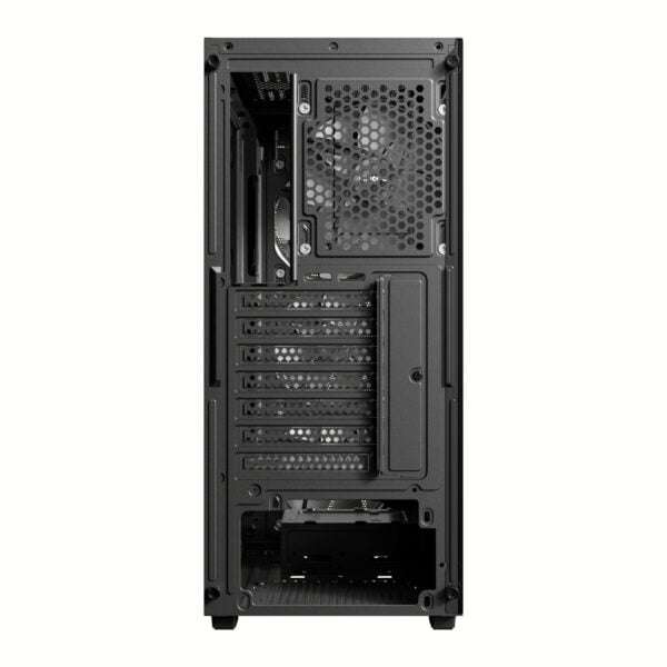 Antec AX63 Wood ARGB ATX Mid Tower Gaming Chassis  Black