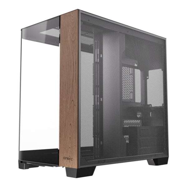 Antec C8 Curved Wood E-ATX | ATX | Micro-ATX | ITX Dual Chamber Gaming Chassis  Black