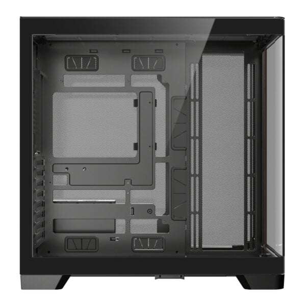 Antec C8 Curved Wood E-ATX | ATX | Micro-ATX | ITX Dual Chamber Gaming Chassis  Black