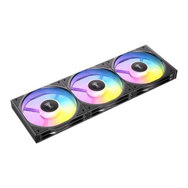 Antec Connect 120 Reverse ARGB PWM Fan 3 Pack  Black